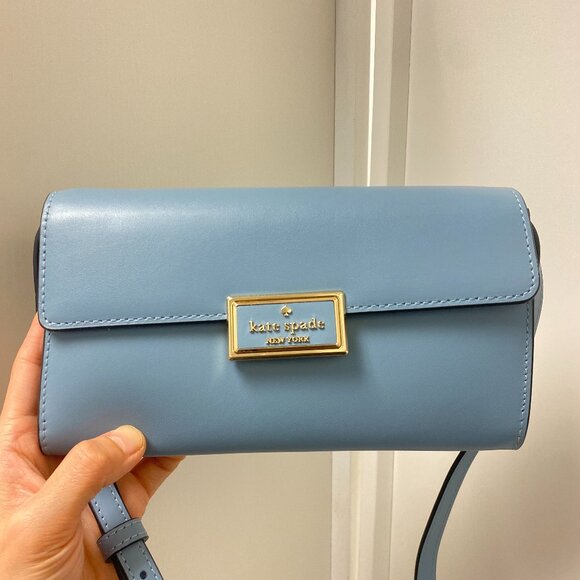 Kate Spade KB545 Reegan Leather Flap Wallet Crossbody Bag, New without tag - Picture 1 of 4